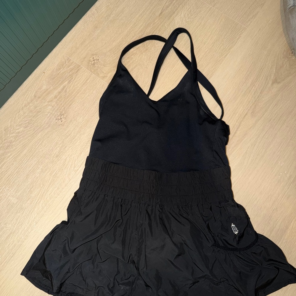 FP MOVEMENT BLACK ROMPER